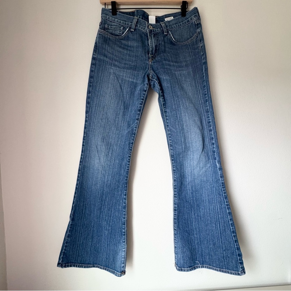 Lucky Brand Vintage 90s Y2k Classic Blue Denim Flare Jeans Size 29‎ 8